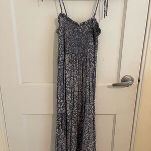 Floral Maxi Dress with Spaghetti Straps